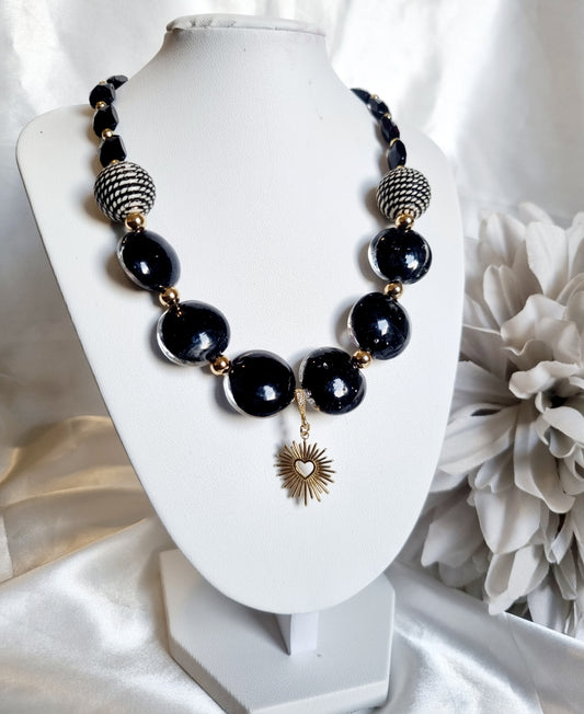 Heart of Midnight Necklace Set - Empowerment Collection.
