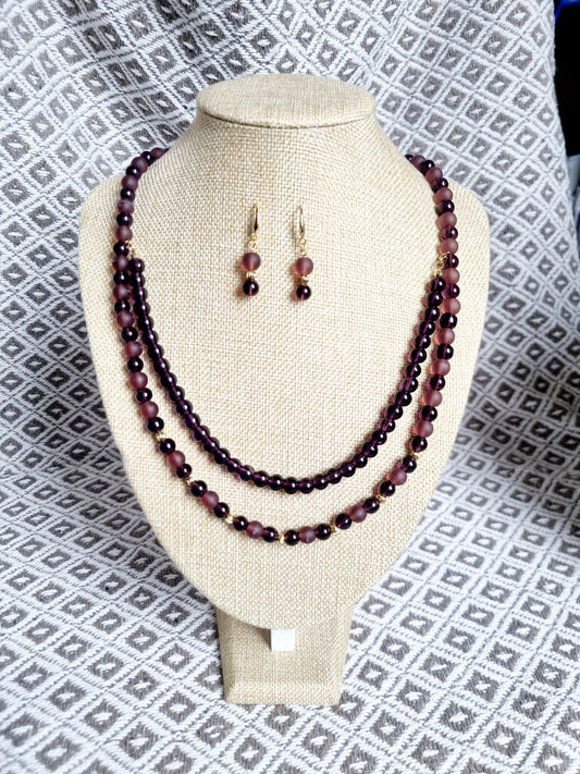Violet Grace Necklace Set
