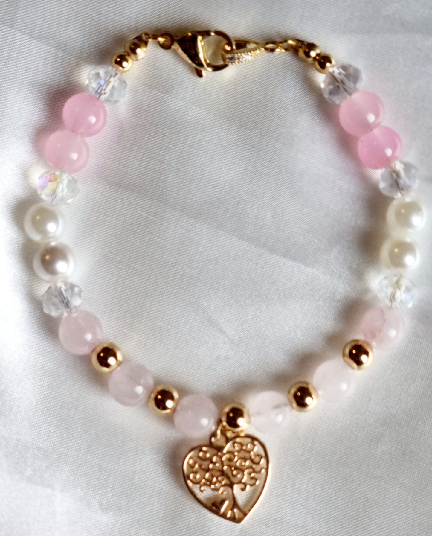 Tranquil Love Bracelet Rose Quartz Bracelet