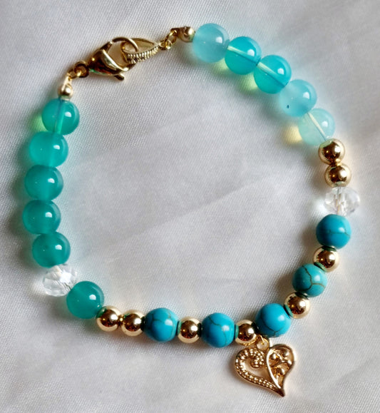 Serene Strength Turquoise Bracelet