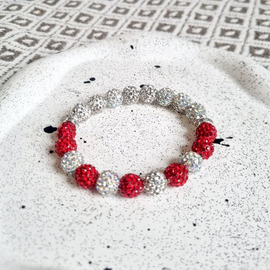 Radiance Shamballa Bracelet (Red)