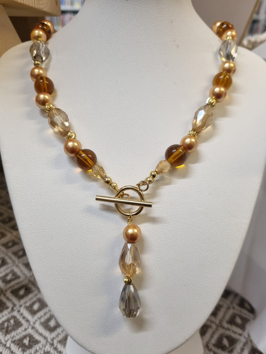 Golden Horizon Necklace Set