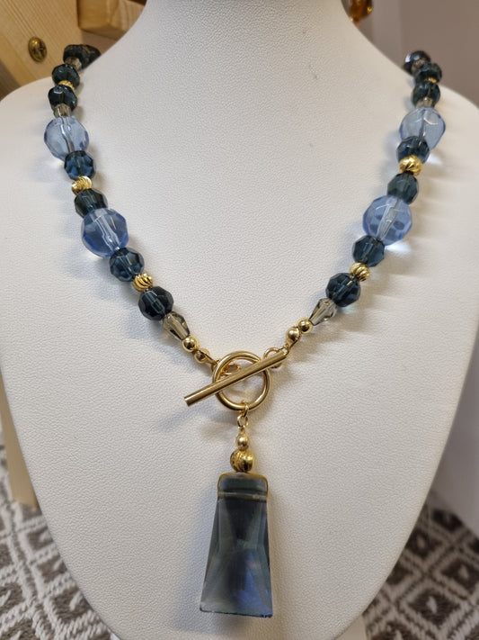 Azure Radiance Necklace Set
